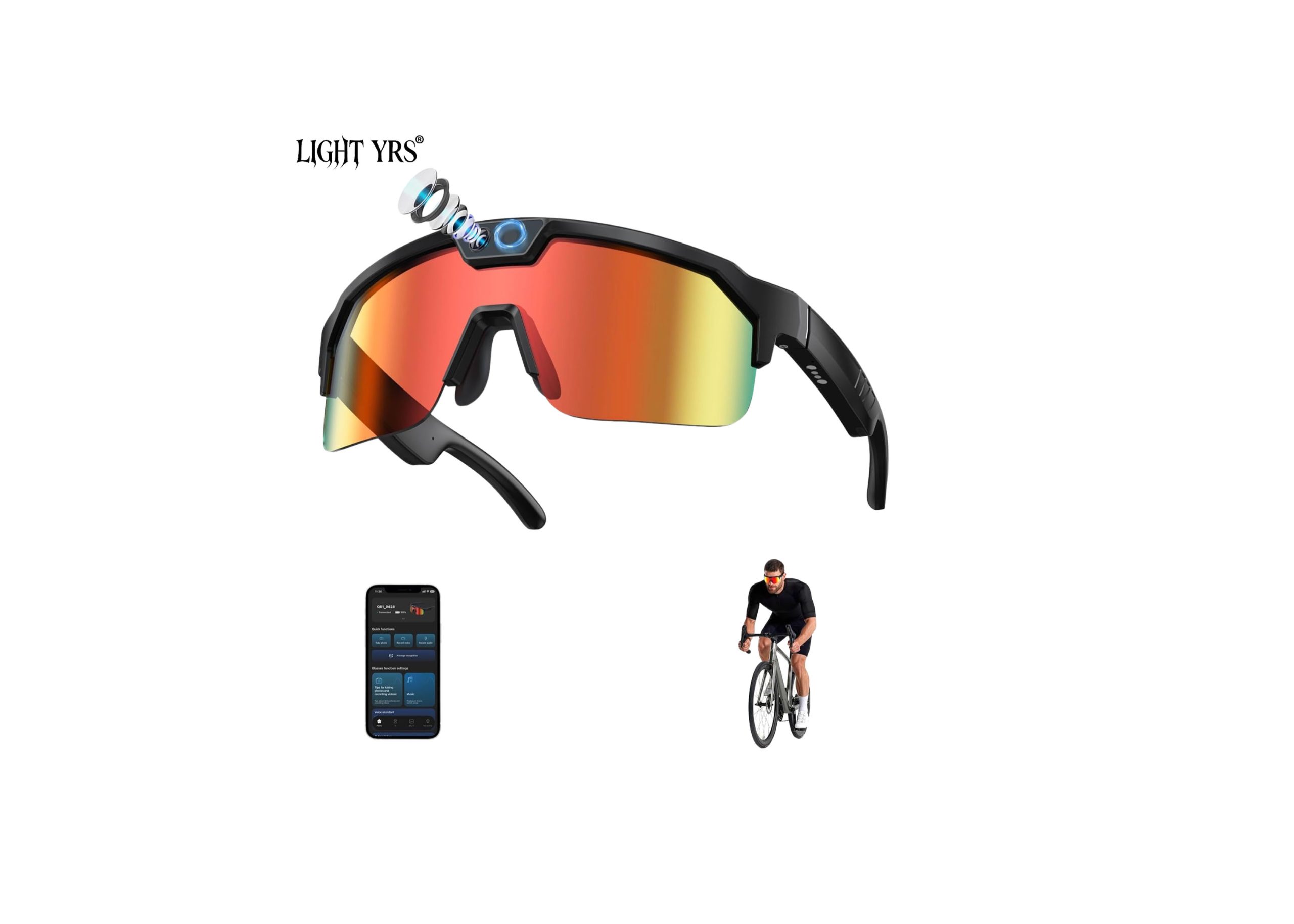 2026 Latest AI Intelligent Glasses Outdoor Shipping Glasses Sunglasses AI Smart Glasses vs GoPro for hiking  Meta Glasses