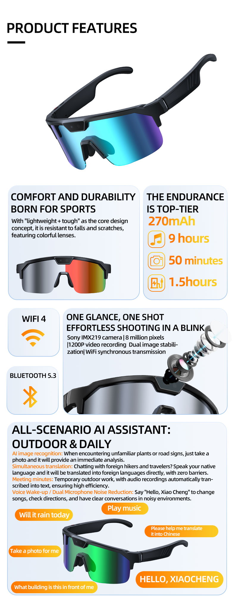 Frame precision with integrated sensing.