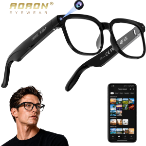 2026 AI smart glasses with camera and Bluetooth, first view recording, 8-megapixel 4K camera, supports translation and voice control, can record video and audio, IP67 waterproof, suitable for business and outdoor occasions,Meta Glasses